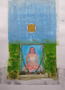 Künstlerpapier Unikat – Babaji Cave Himalaya